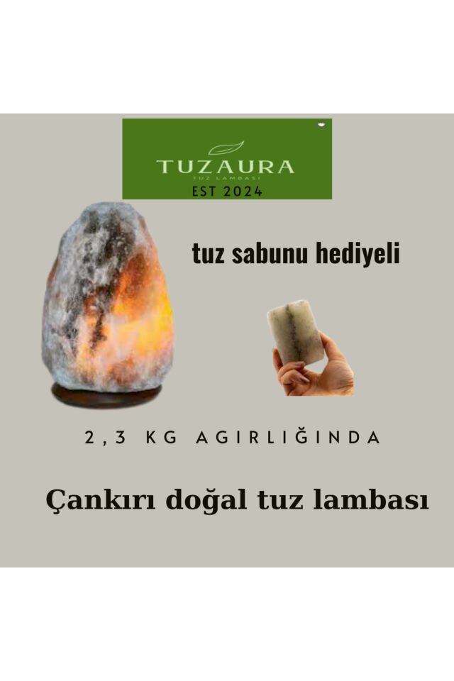 Çankırı doğal model tuz lambası 2,3 kg agırlıgında+sbn