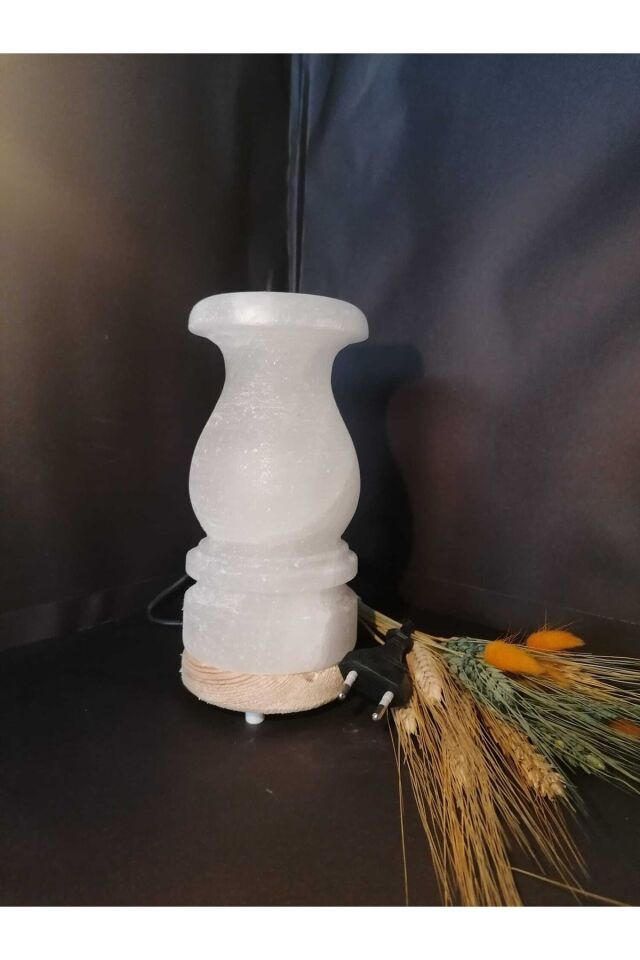 Vazo Model Çankırı Kaya Tuz Lambası