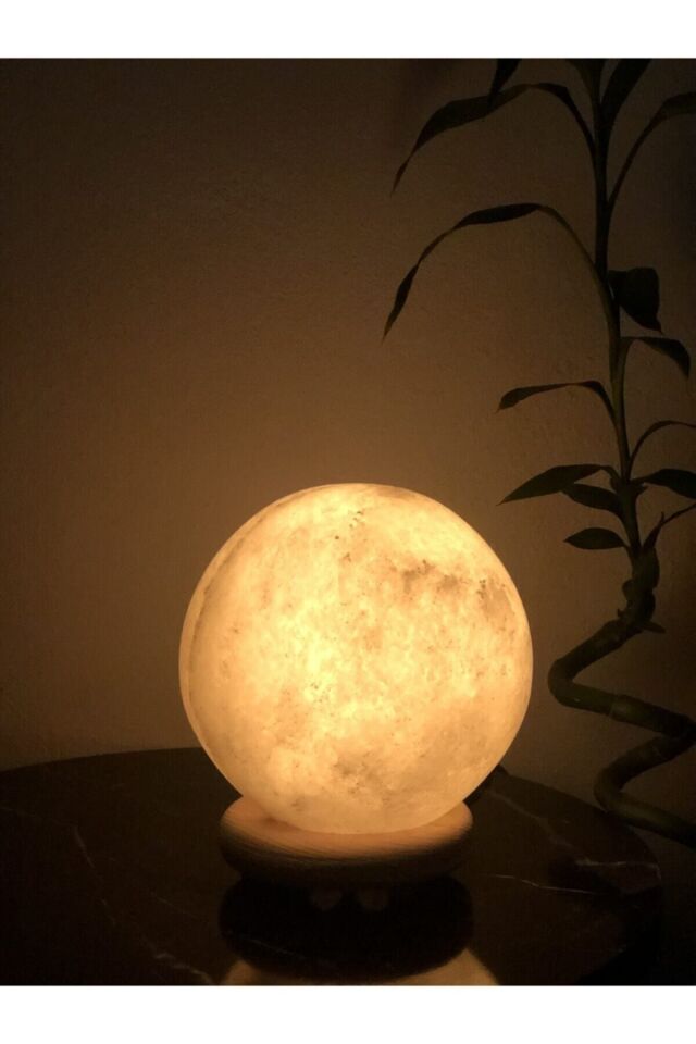 Küre Model Tuz Lambası Gri Tuzdan Çankırı Tuzu Llambası 3,5-4 Kg.