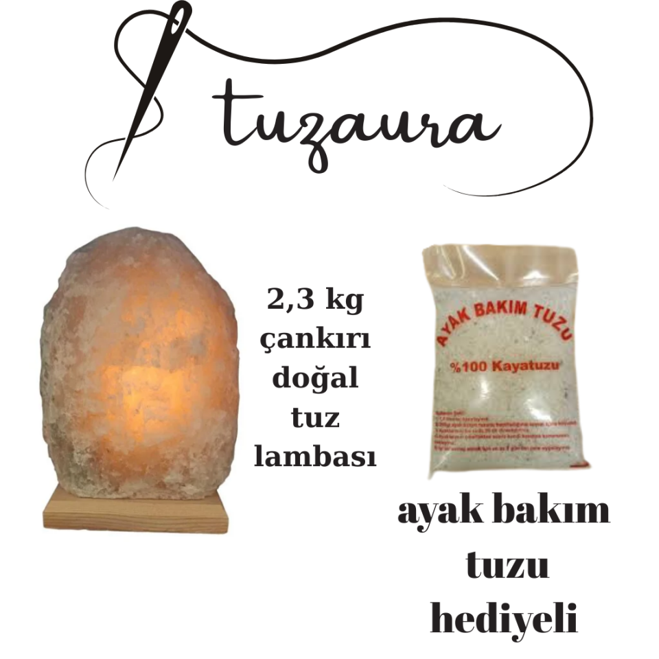 Çankırı dogal model tuz lambası 2,3 kg agırlıgında